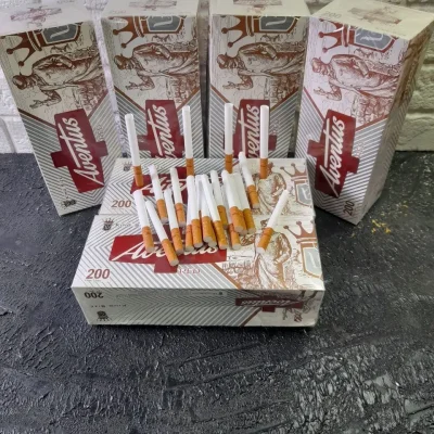 پوکه خالی سیگار اونتوس قرمز - فیلتر مرغوب و کاغذ آرام‌سوز