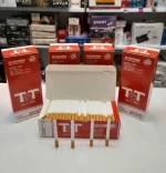 خرید پوکه سیگار خالی T & T فیلتر قرمز کینگ سایز هلندی | مناسب توتون سیگار